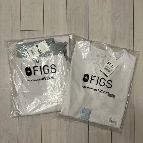 Figs Other Brand New Figs Scrub Set Rare Optic White Poshmark